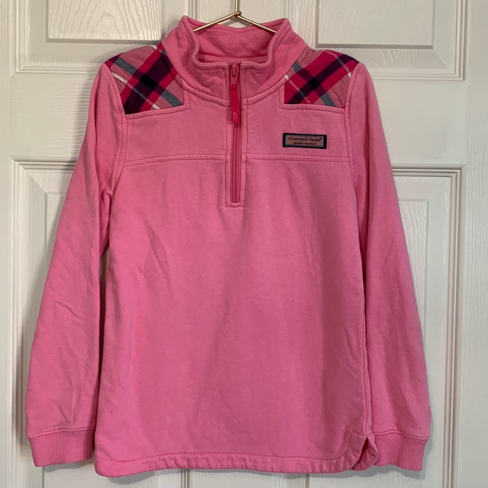 Vineyard Vines Shep Plaid Pullover 1/4 Zip